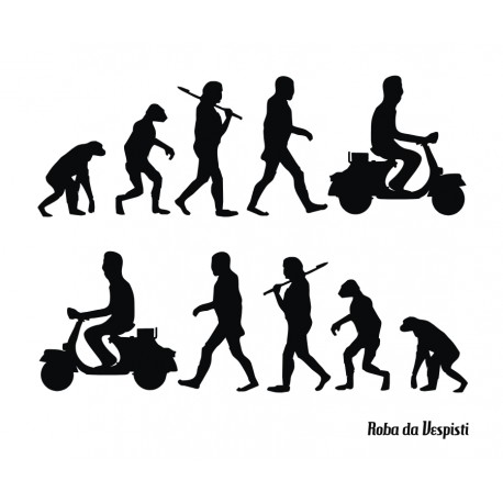 Adesivo Stickers Kit Vespaman Evolution 20 cm