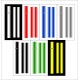KIT Adesivi Strisce Vespa - Striped Sticker kit - Front + 2 Side