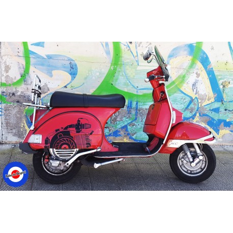 Sticker Decal Vespa PX Engine - Roba da Vespisti - Scooterwear