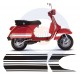 Adesivi Vespa PX Rally Style mod 1 Stickers Decals